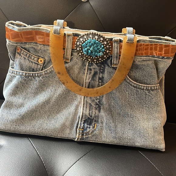 One of a kind Jean bag - Picture 5 of 6